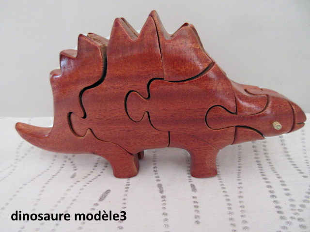 Puzzle en bois - dinosaure modle 3